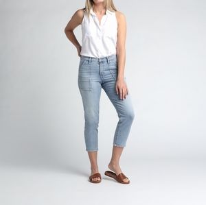 SILVER JEANS IN THE LOOP MID RISE ANKLE